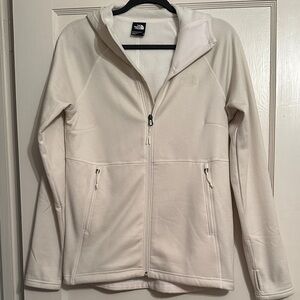 The North Face Women's Off-White Fleece Jacket sz M